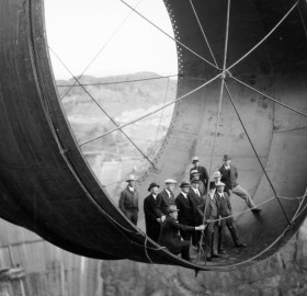 building the hoover dam, 1935