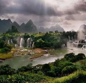 detian falls, china