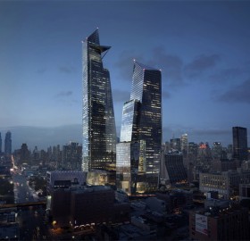 future hudson yards towers, new york