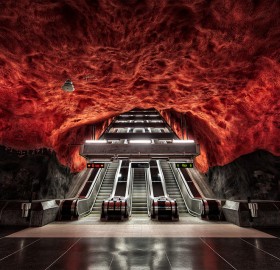inside stockholm metro