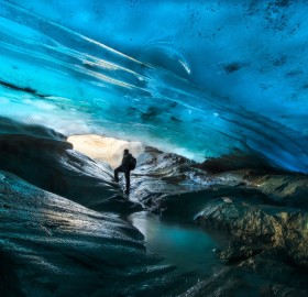 patagonian glacier ice cave