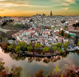 a view on toledo, spain