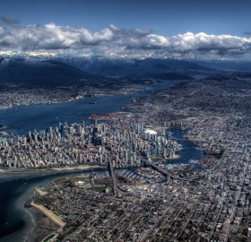vancouver from above