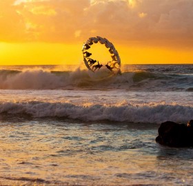 sequence shot of surfer, hawaii