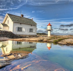 stangholmen lighthouse, risør, norway