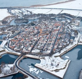 fort bourtange at winter, holland