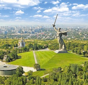 amazing “the motherland calls statue”, russia