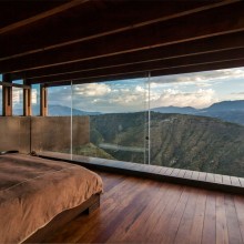wooden room with a view