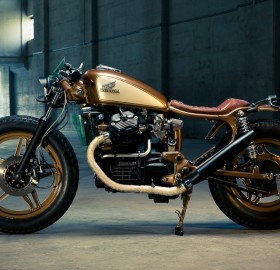 awesome customized motorcycle, honda cx500