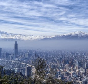 a view on santiago, chile