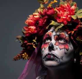 dia de los muertos makeup art
