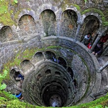 the inverted tower, sintra, portugal
