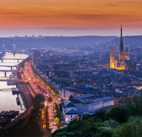 city of rouen, normandy, france