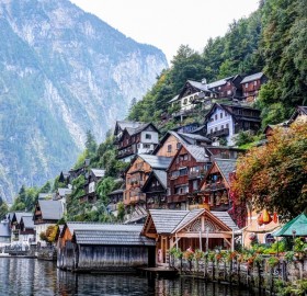 beautiful hallstatt village, austria