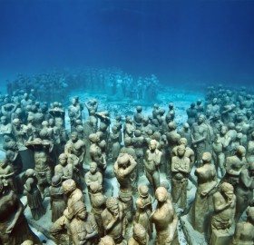 the underwater museum, isla mujeres, mexico