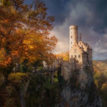 stunning scenery around lichtenstein castle