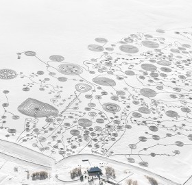 Art On The Frozen Lake, Colorado