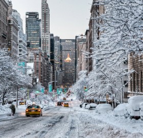 Snowy Day in New York