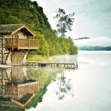 Lake House In Japan