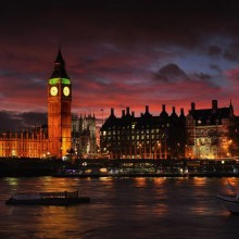London Glowing At Twilight
