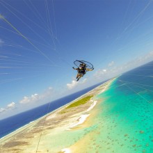 Paragliding In The South Pacific