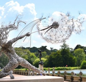 Steel Wire Fairy Sculpture, England