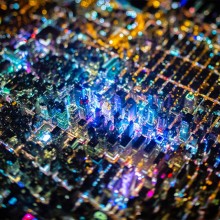 Tilt-Shift Of New York City At Night
