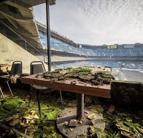 Abandoned Silverdome Stadium, Detroit