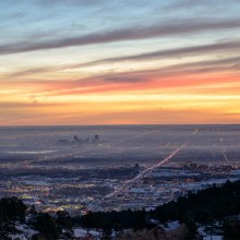 Sunrise Over Denver, Colorado