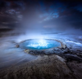 Bubbling Geyser, Iceland
