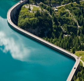 Water Dam in Trentino, Italy