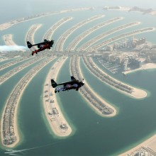 Two Jetman With Jetpacks Fly Over Dubai