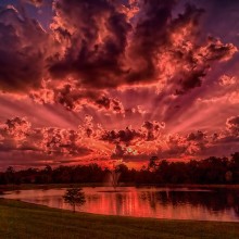 Red Sunset, Florida