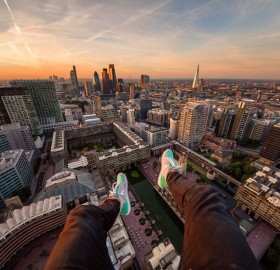 Rooftopping Over London